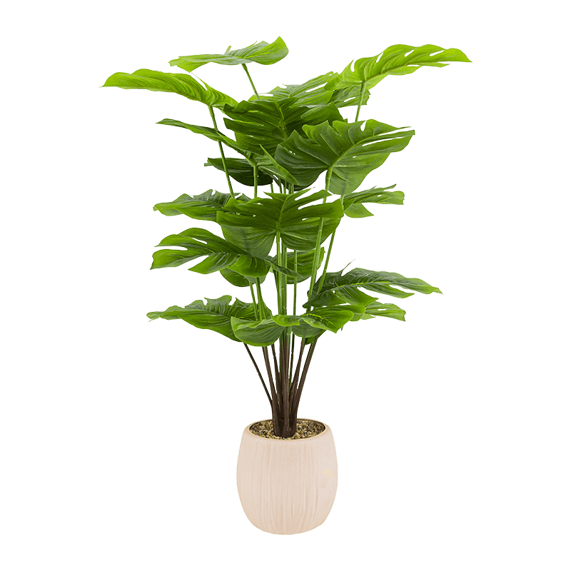 18 Leaves Palm Tree in PP Pot