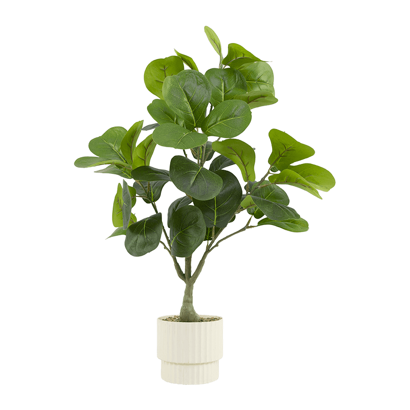 Artificial Fiddle-Leaf Fig in PP PT 64cm