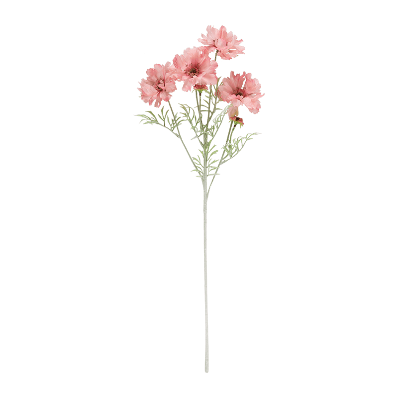 Artificial 4-Bloom Scabiosa Single Stem