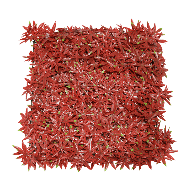 Rose Red Maple Artificial Grass Lawn