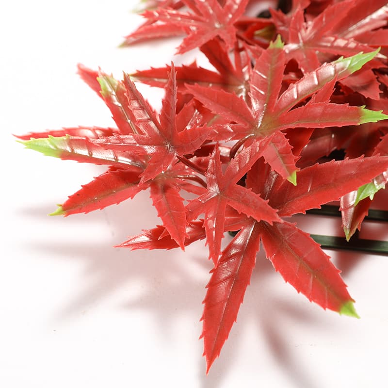 Rose Red Maple Artificial Grass Lawn