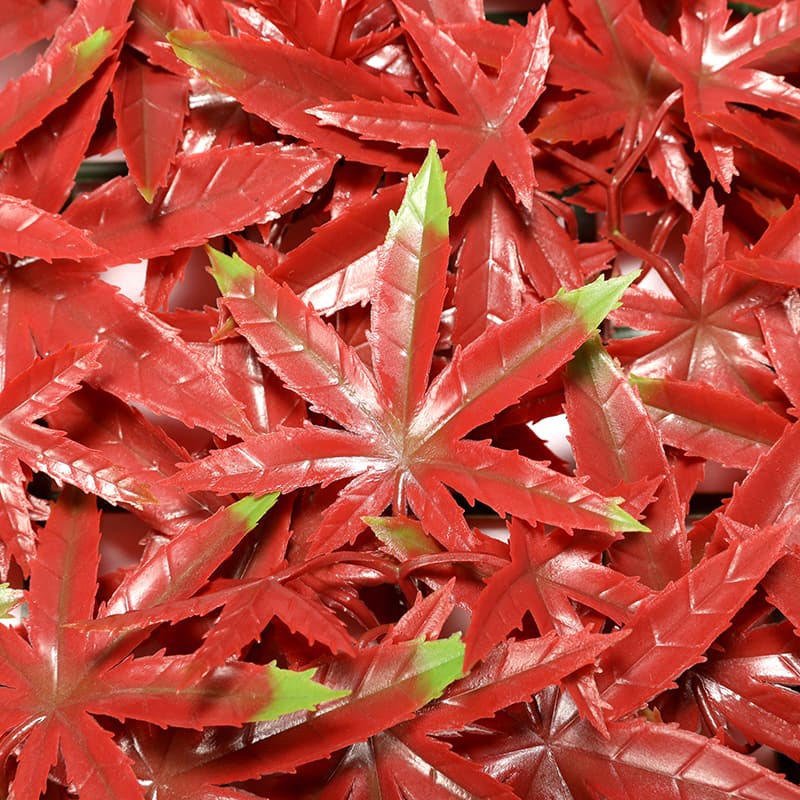 Rose Red Maple Artificial Grass Lawn