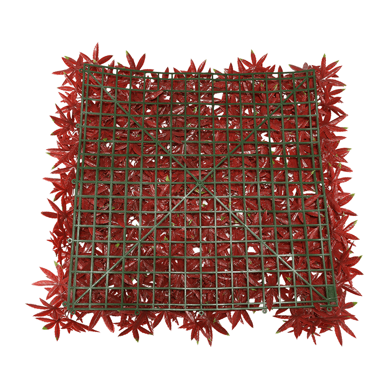 Rose Red Maple Artificial Grass Lawn