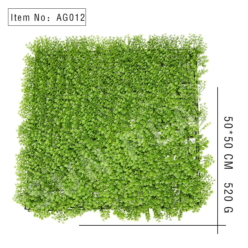 Babys Breath Artificial Grass Lawn