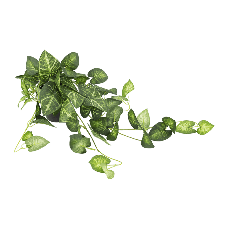 Artificial Green Hanging Plant in PP Pot