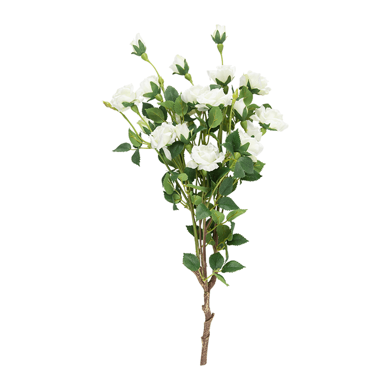 Artificial Rose Bush 18 Flowers 17