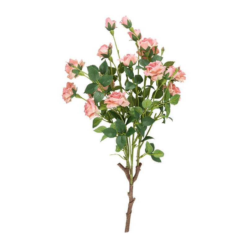 Artificial Rose Bush 18 Flowers 17