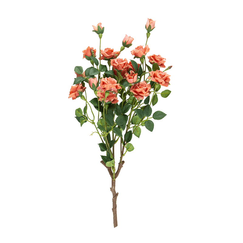 Artificial Rose Bush 18 Flowers 17