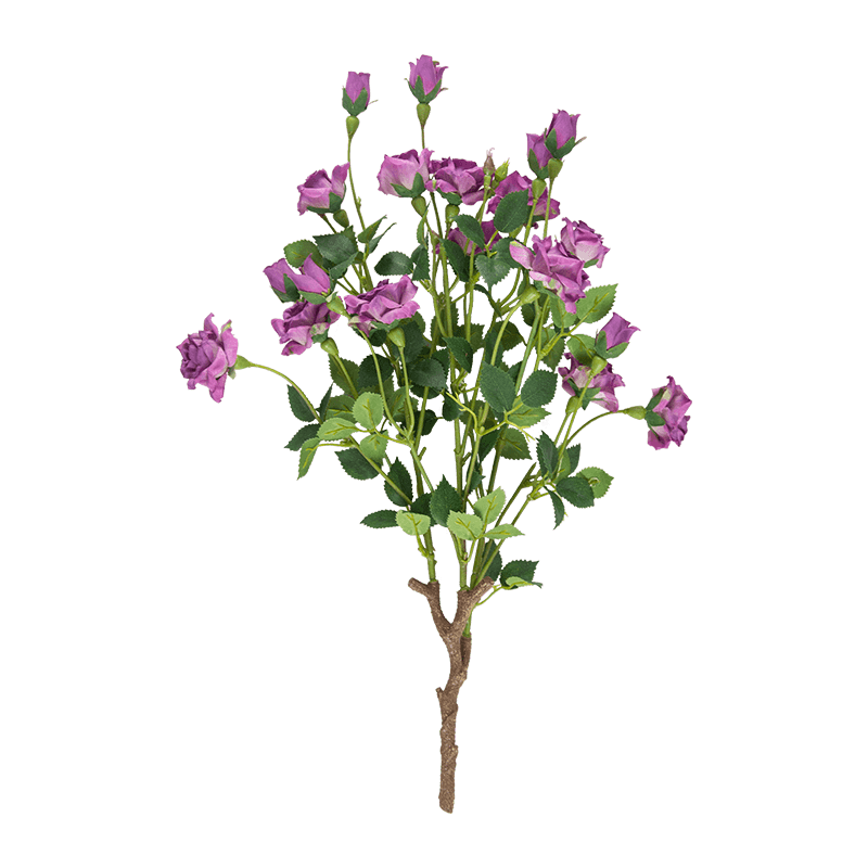 Artificial Rose Bush 18 Flowers 17