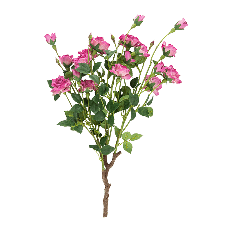 Artificial Rose Bush 18 Flowers 17