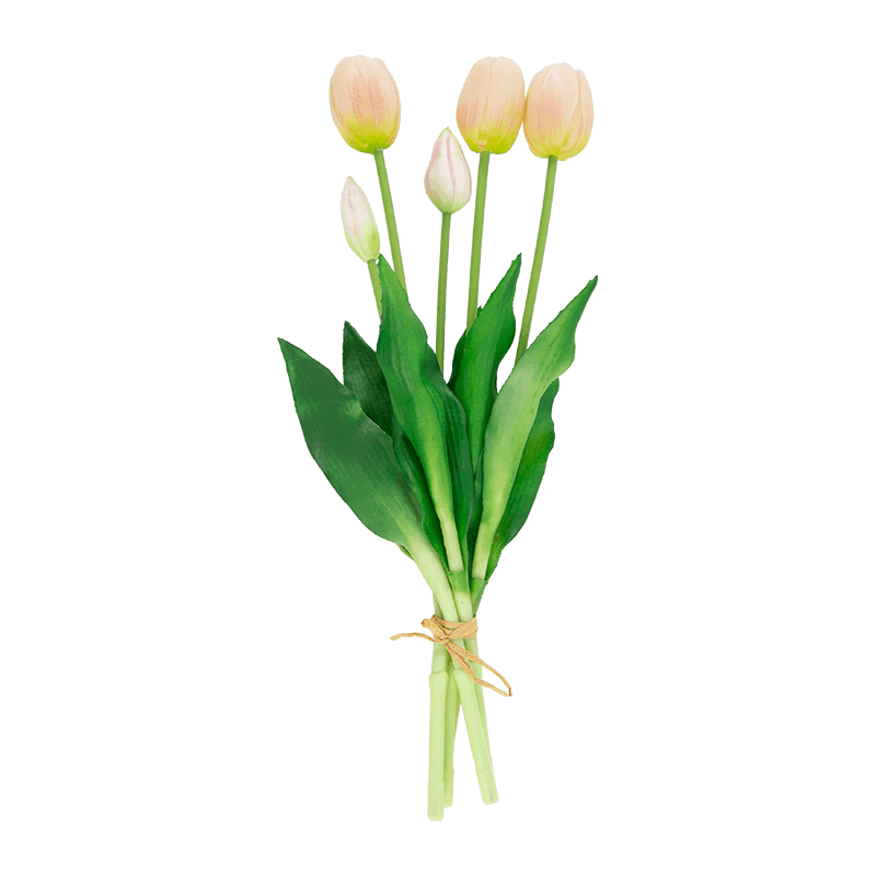 Artificial Tulip Bouquet 3 Flowers 2 Buds 15.8
