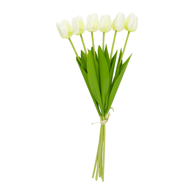 Artificial Tulip Bouquet 6 Flowers 18.5