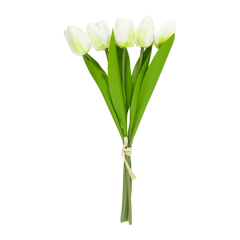 Artificial Tulip Bouquet 6 Flowers 18.5