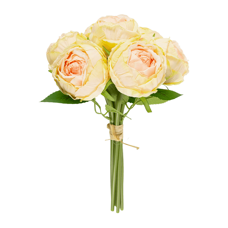 Artificial Rose Bouquet with 7 Bloom Flowers