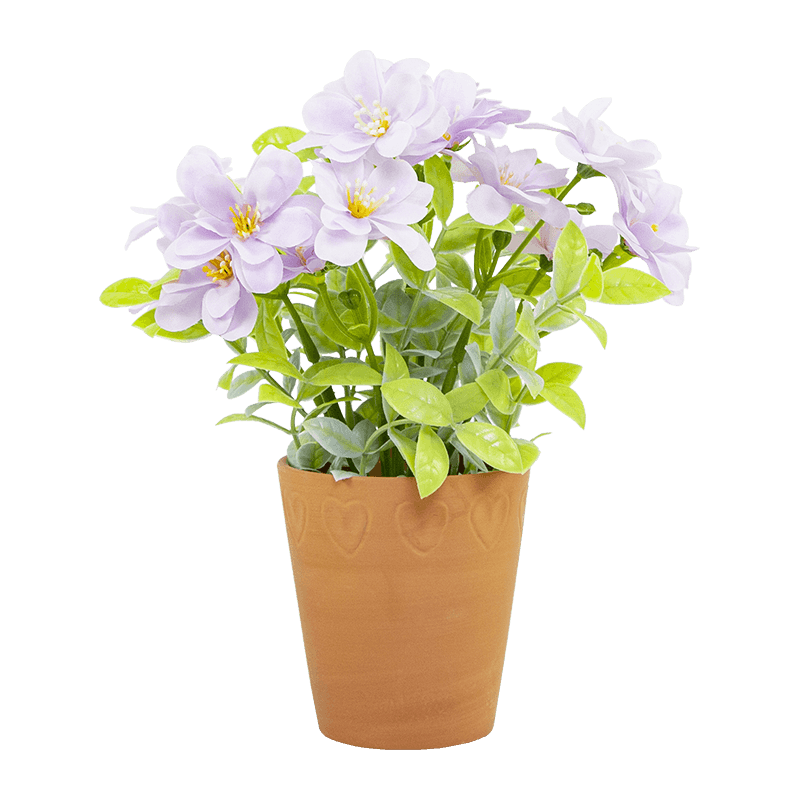 Artificial Flower Arrangement in Clay Pot 10.2