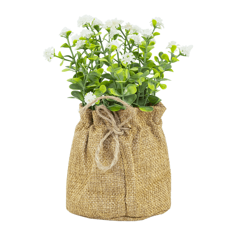 Artificial Plant in Jute Pot 16cm
