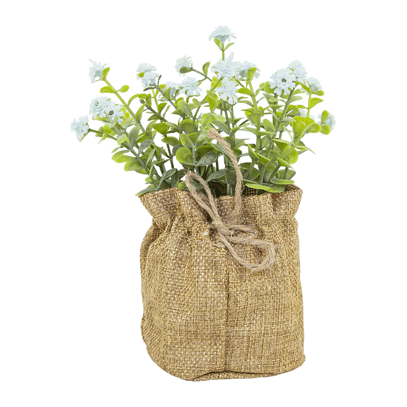 Artificial Plant in Jute Pot 16cm