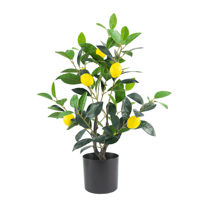 Artificial Lemon Plant in PP Pot 24.5