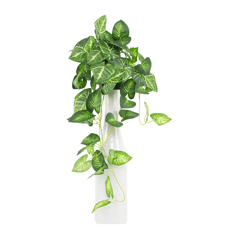 Artificial Green Hanging Plant in PP Pot