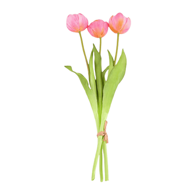 Artificial Wavy Tulip Spray 3 Flowers 15