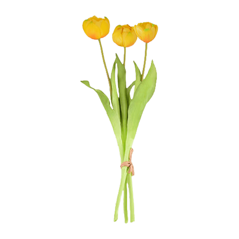 Artificial Wavy Tulip Spray 3 Flowers 15