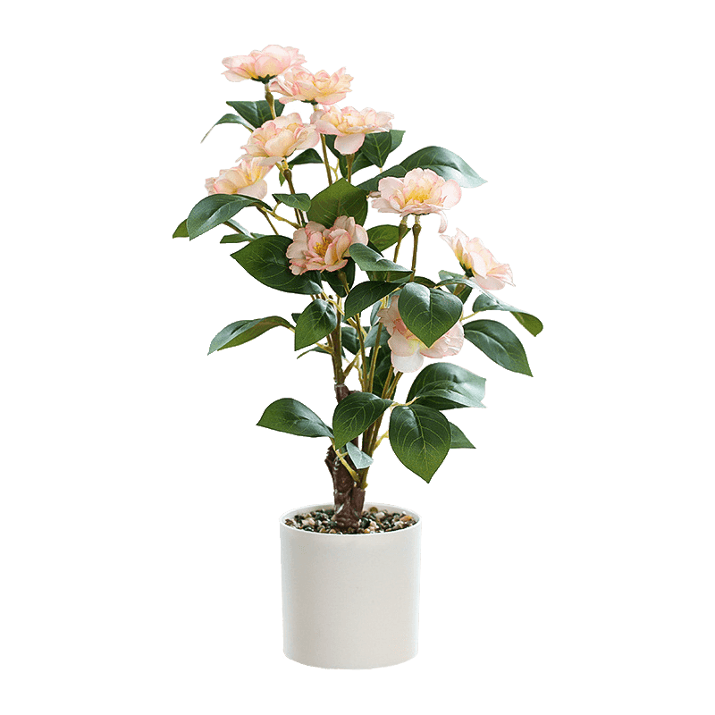 Artificial Rose Plant in PP Pot 16.5