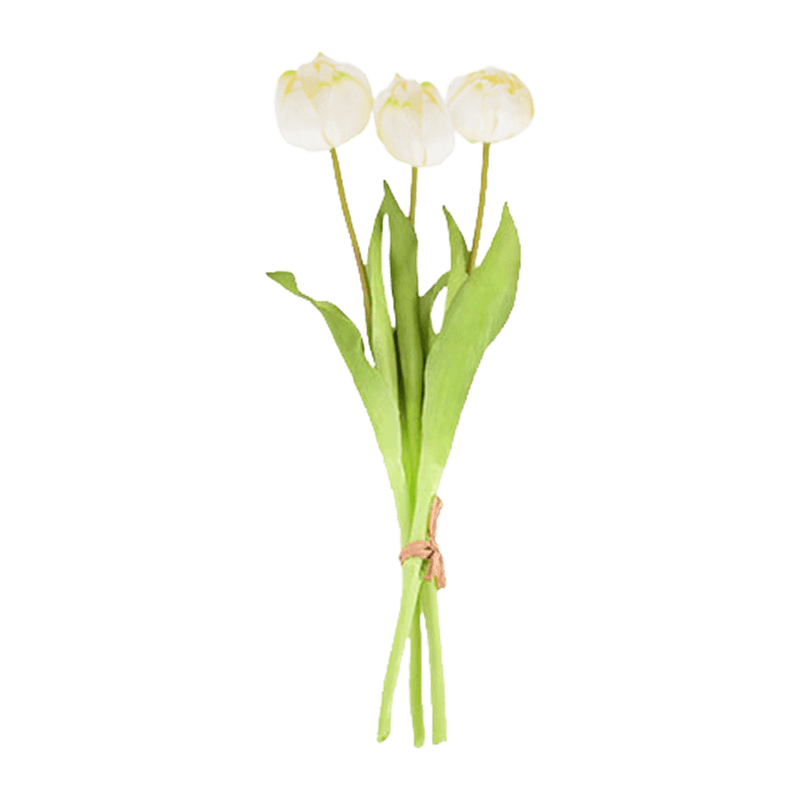 Artificial Wavy Tulip Spray 3 Flowers 15