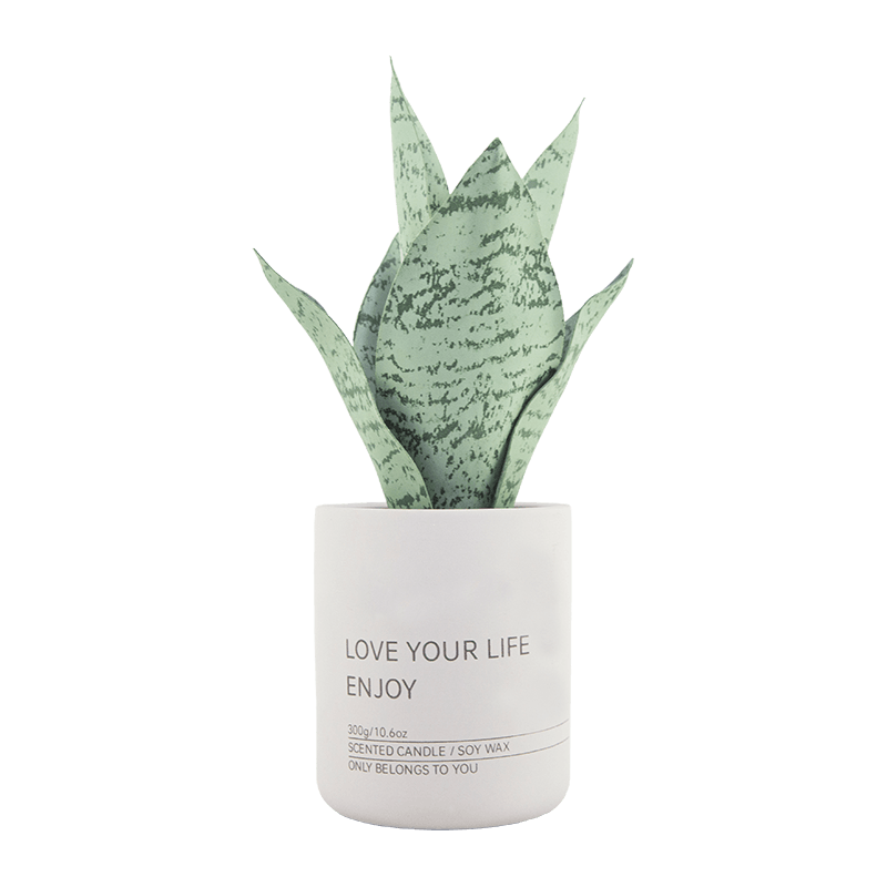 Artificial Snake Plant Potted Green