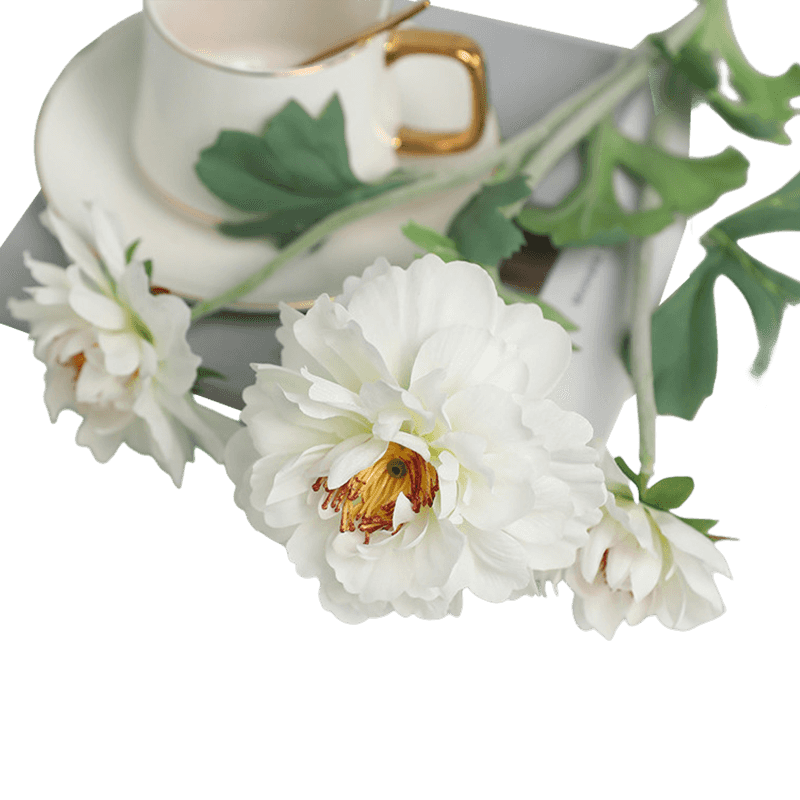 Artificial Spray Flower With 3 Heads