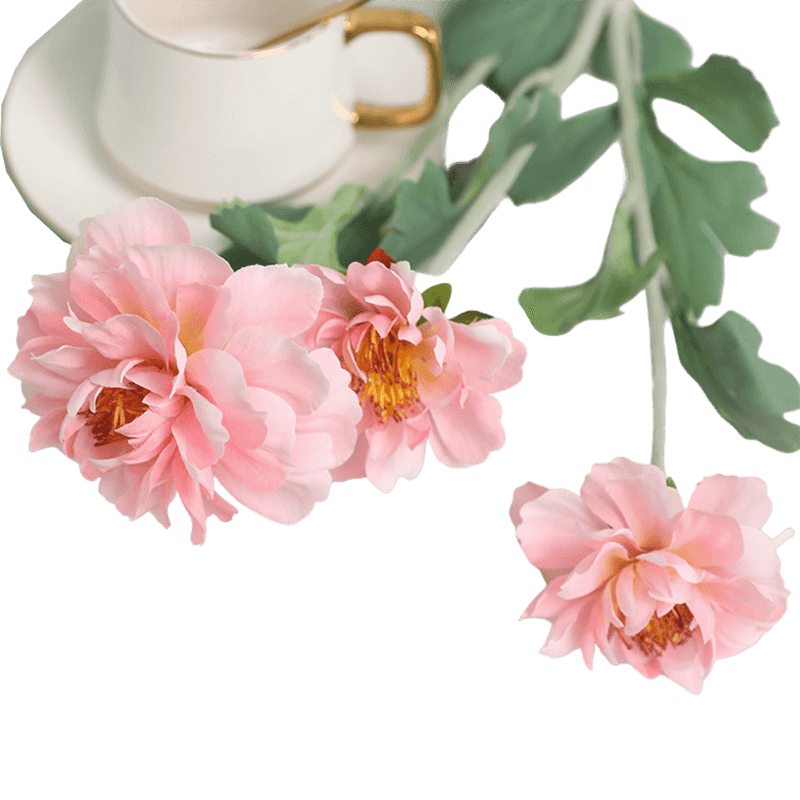 Artificial Spray Flower With 3 Heads