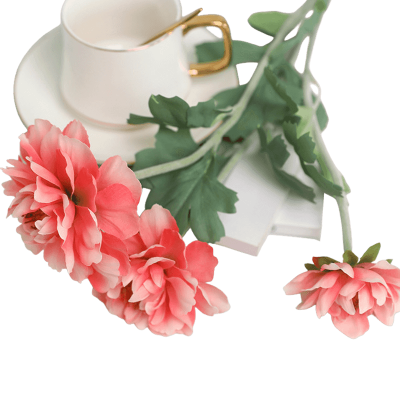 Artificial Spray Flower With 3 Heads