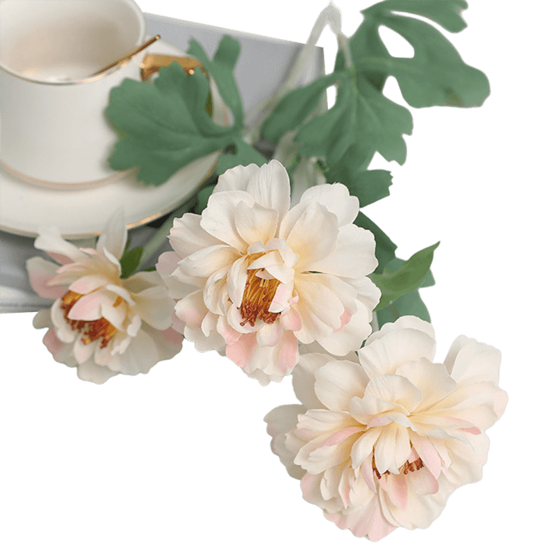Artificial Spray Flower With 3 Heads