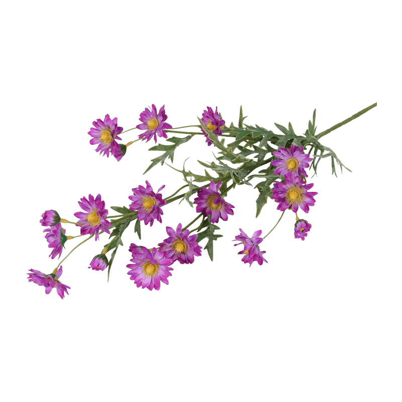 29.6" Artificial Daisy Flower With 18 Flowers 14 Leaves