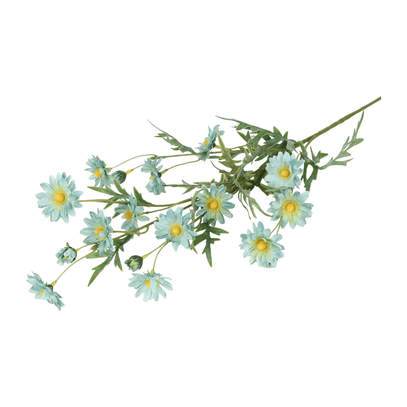 29.6" Artificial Daisy Flower With 18 Flowers 14 Leaves
