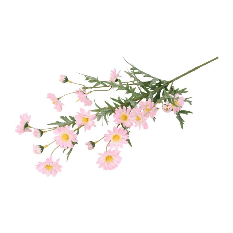 29.6" Artificial Daisy Flower With 18 Flowers 14 Leaves