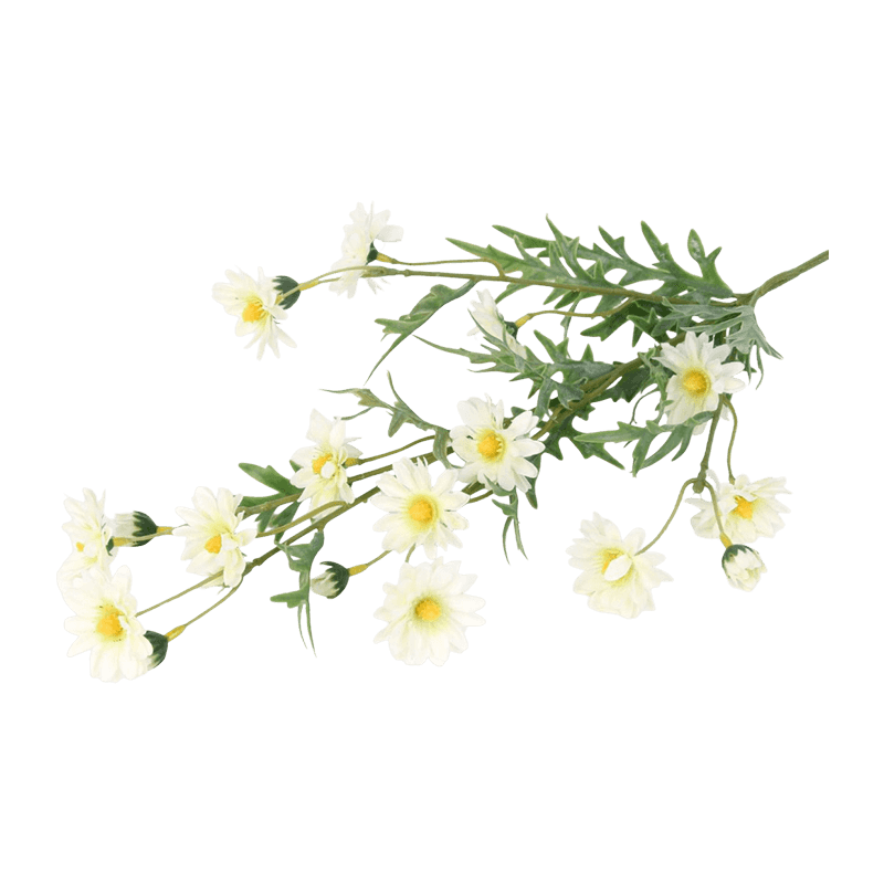 29.6" Artificial Daisy Flower With 18 Flowers 14 Leaves