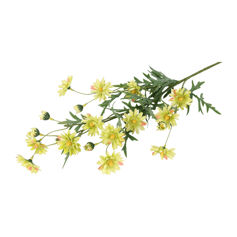 29.6" Artificial Daisy Flower With 18 Flowers 14 Leaves