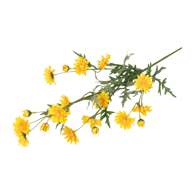 29.6" Artificial Daisy Flower With 18 Flowers 14 Leaves