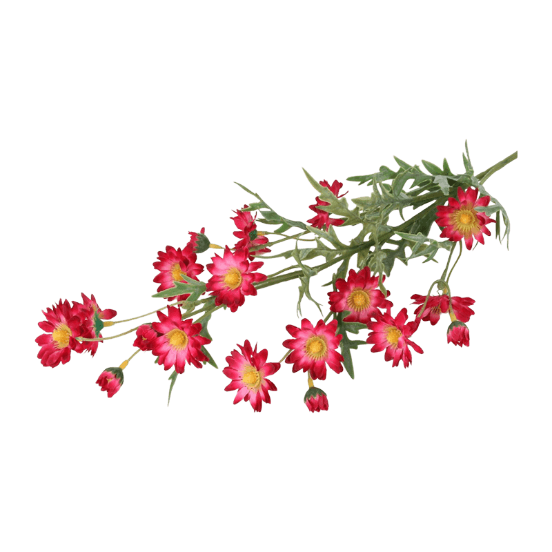 29.6" Artificial Daisy Flower With 18 Flowers 14 Leaves