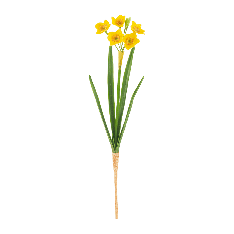 Silk Yellow Narcissus Branch