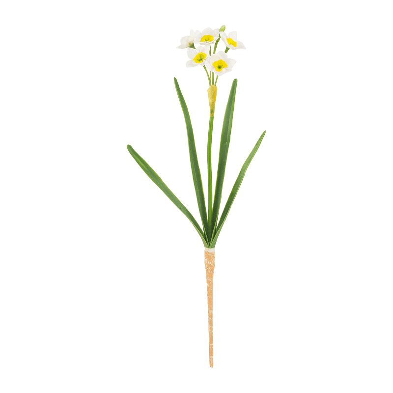 Silk Yellow Narcissus Branch