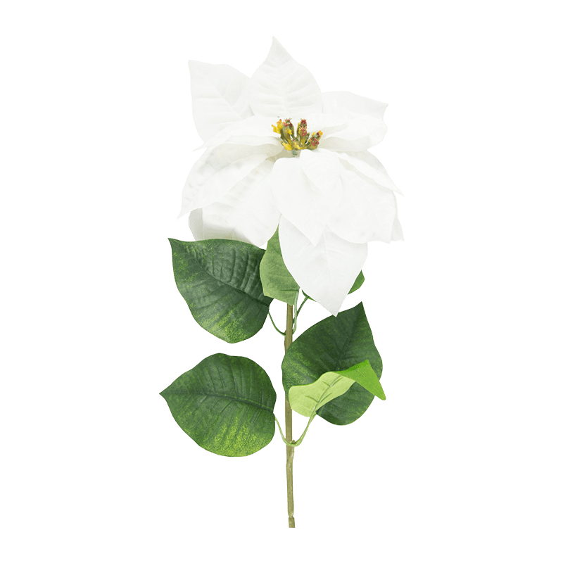 Artificial Poinsettia Stem