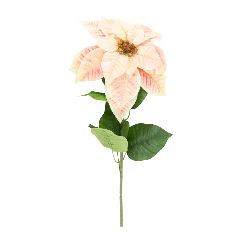 Artificial Poinsettia Stem