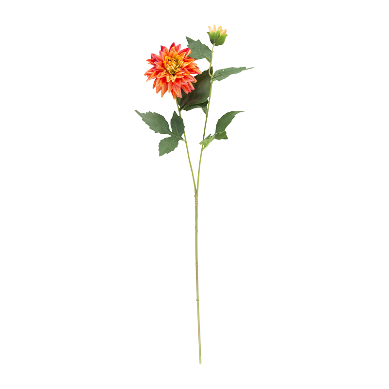 26.5"H Artificial Dahlia Stem With 2 Heads