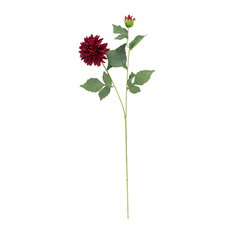 26.5"H Artificial Dahlia Stem With 2 Heads
