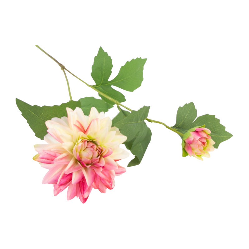 26.5"H Artificial Dahlia Stem With 2 Heads