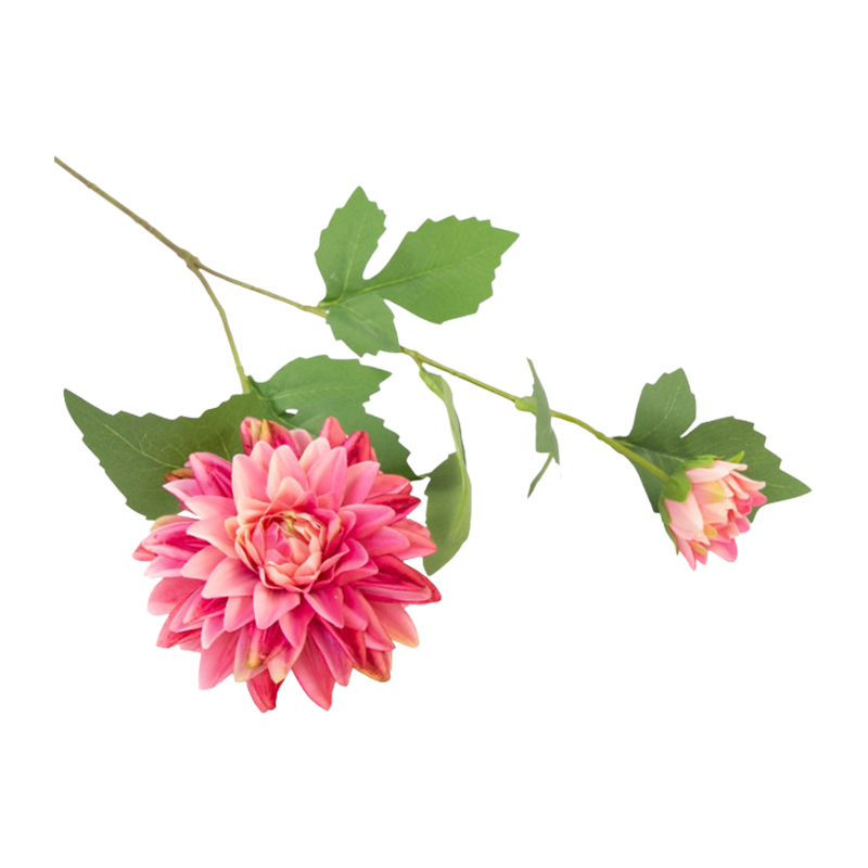 26.5"H Artificial Dahlia Stem With 2 Heads