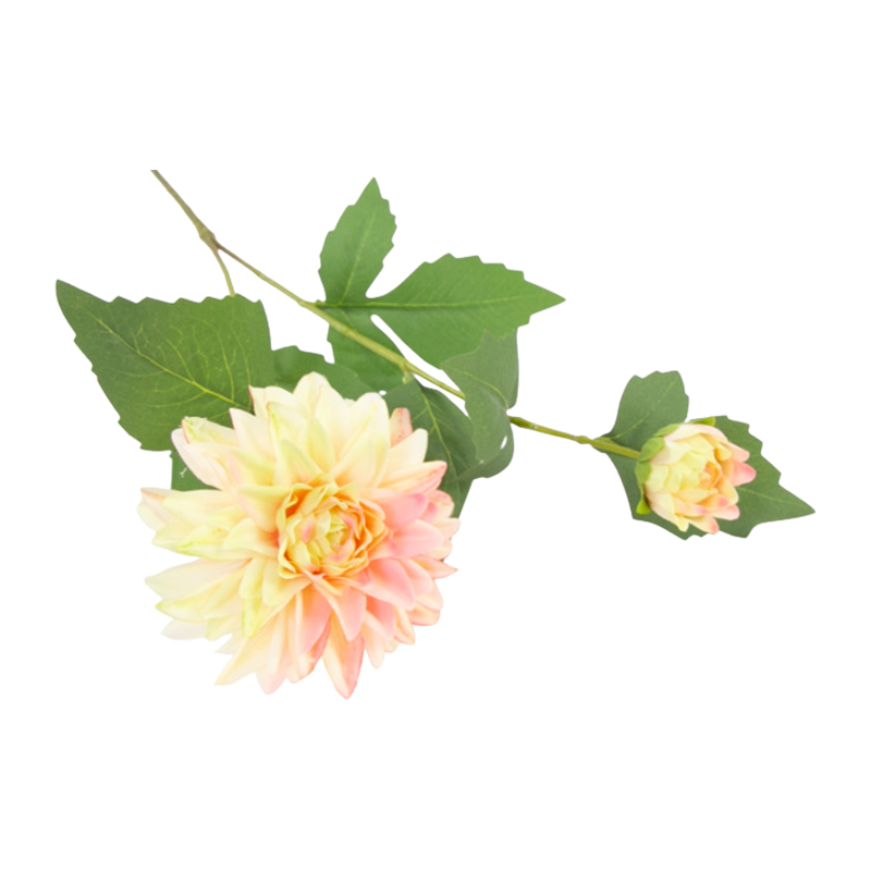 26.5"H Artificial Dahlia Stem With 2 Heads