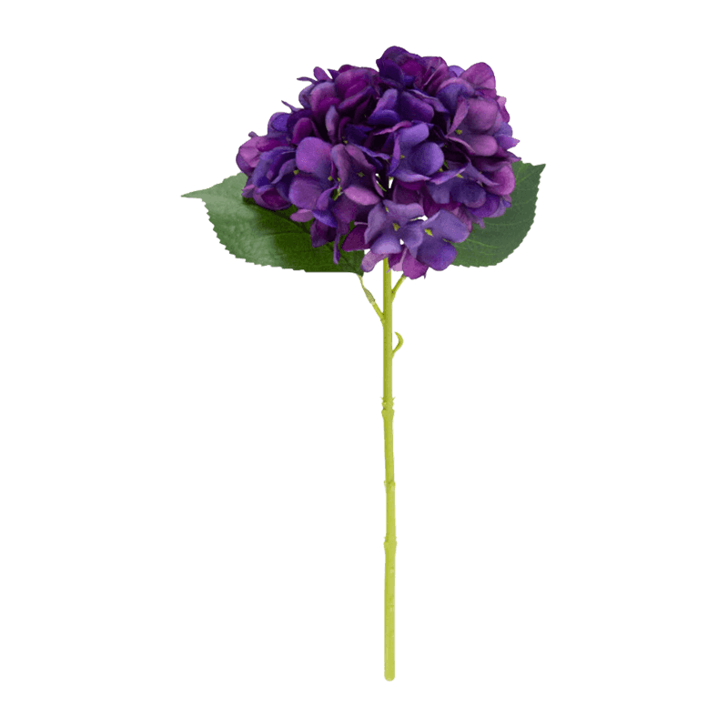 14.6"H Artificial Hydrangea Flower