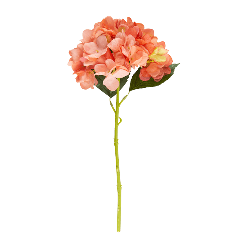 14.6"H Artificial Hydrangea Flower